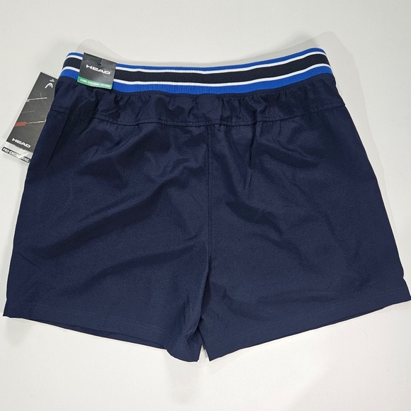 HEAD Shorts Mens XL Navy Blue Athletic Performance Pro-Engineering Reflective - Picture 2 of 5